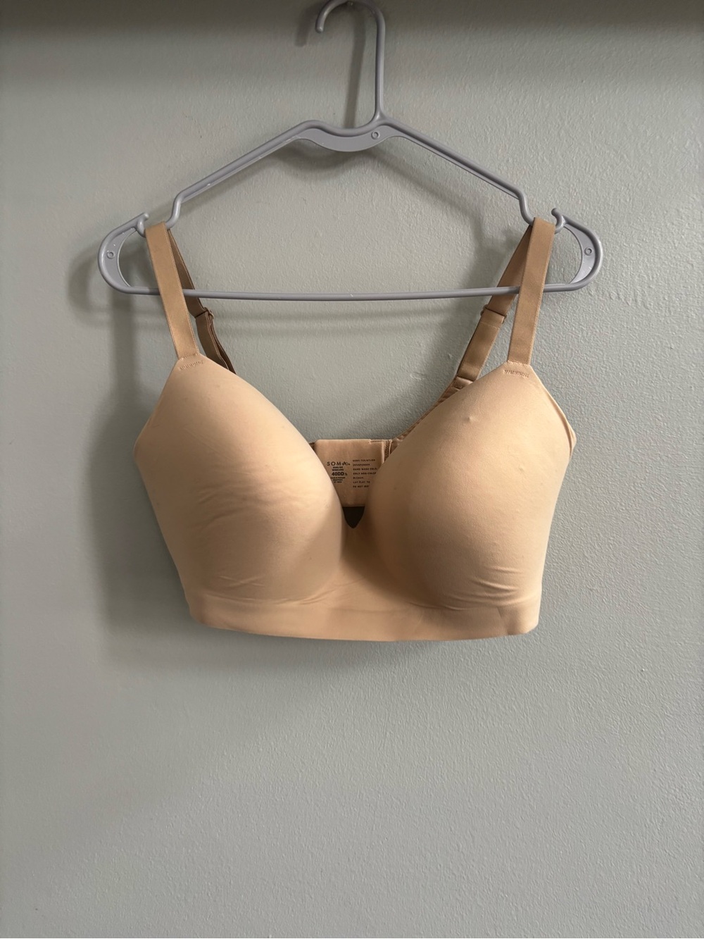 Soma Nude T-shirt Wireless Bra 40 DD